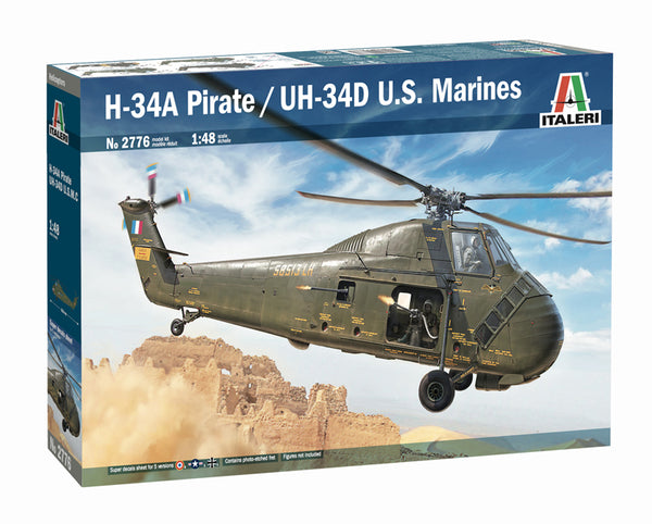 ITALERI 2776 HUS-1 SEAHORSE/UH-34D U.S MARINES 1:48 PLASTIC MODEL KIT