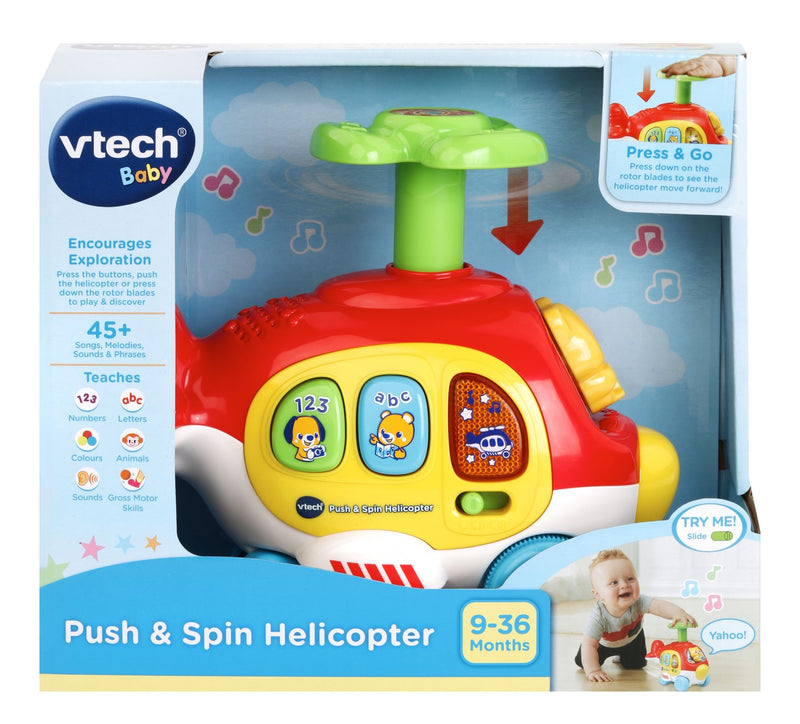 VTECH PUSH AND SPIN HELICOPTER