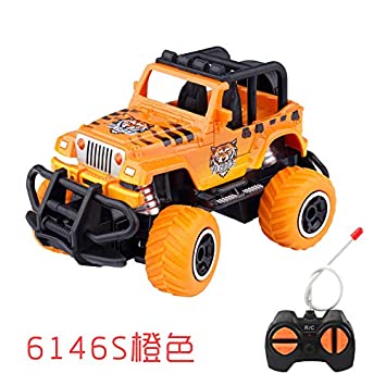 YP TOYS 6146S MINI OFF ROAD GRAFFITO JEEP RTR RC CAR 1/43 SCALE ORANGE