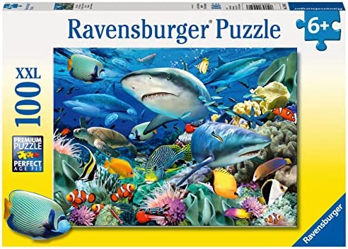 RAVENSBURGER 109517 SHARK REEF 100PC XXL JIGSAW PUZZLE