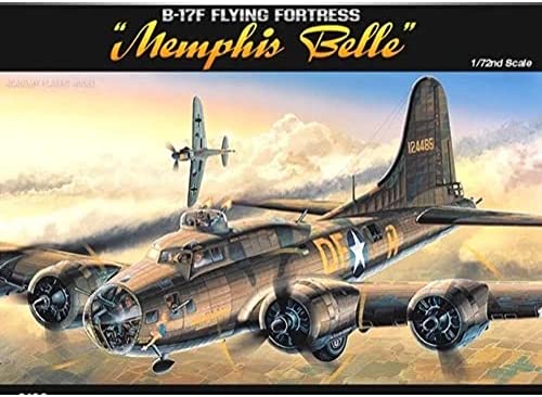 ACADEMY 12495 B-17F MEMPHIS BELLE 1:72 PLASTIC MODEL KIT