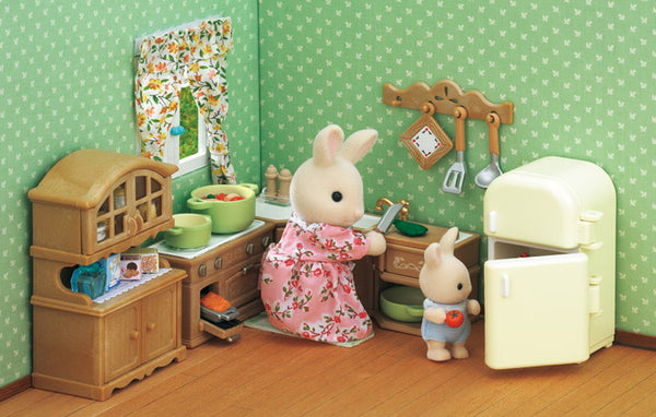 SYLVANIAN FAMILIES 5222 KITCHEN STOVE, SINK AND COUNTER