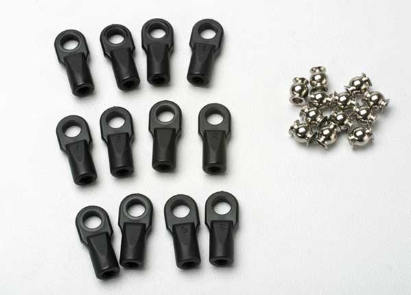 TRAXXAS 5347 ROD ENDS REVO LARGE WITH HOLLOW BALLS 12PK