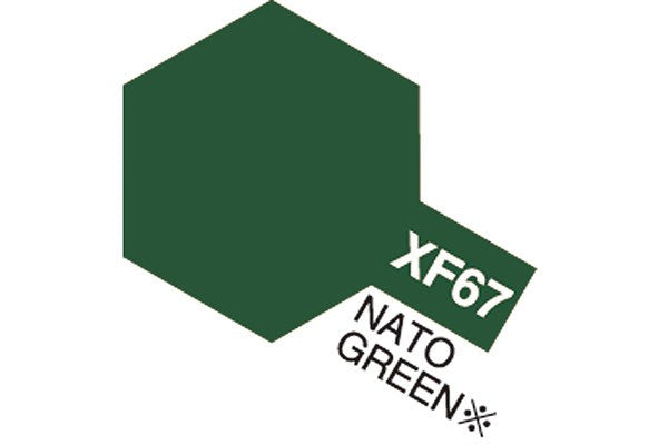 TAMIYA XF-67 ACRYLIC NATO GREEN PAINT 10ML