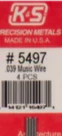 K&S 5497 MUSIC WIRE .039 4 PIECES