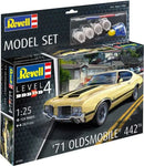 REVELL 67695 71 OLDSMOBILE 442 1/25 SCALE CAR PLASTIC MODEL SET