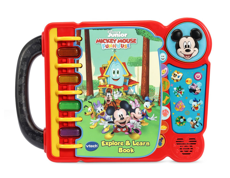 VTECH DISNEY JUNIOR MICKEY MOUSE FUNHOUSE EXPLORE & LEARN BOOK