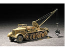 TRUMPETER 07253 SD.KFZ.9/1 EARLY VERSION DREHKRAN 6T AUF ZUGKRAFTWAGEN 18T 1/72 SCALE PLASTIC MODEL KIT