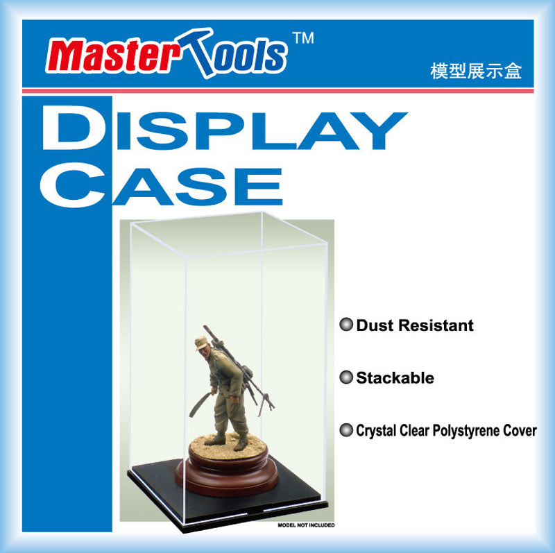 TRUMPETER 09807 PLASTIC DISPLAY CASE 117 X 117 X 206MM