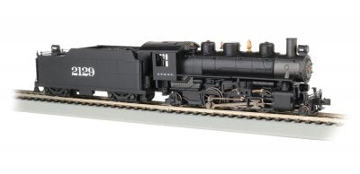 BACHMANN 51529 LOCO HO PRAIRIE 2-6-2 AND TENDER WITH SMOKE AND OPERATING HEADLIGHT SANTA FE