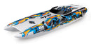 TRAXXAS 57046-4 DCB M41 ORANGE WIDEBODY BOAT 80 PLUS KPH