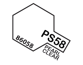 TAMIYA PS-58 PEARL CLEAR POLYCARBONATE AEROSOL SPRAY PAINT 100ML