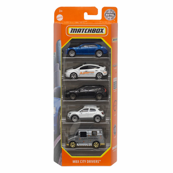 MATCHBOX 5 PACK MBX CITY DRIVERS