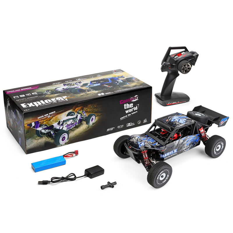 WL TOYS 124018 RC CAR 4WD 2.4G HIGH SPEED 60 KM/H BLUE  1/12 SCALE