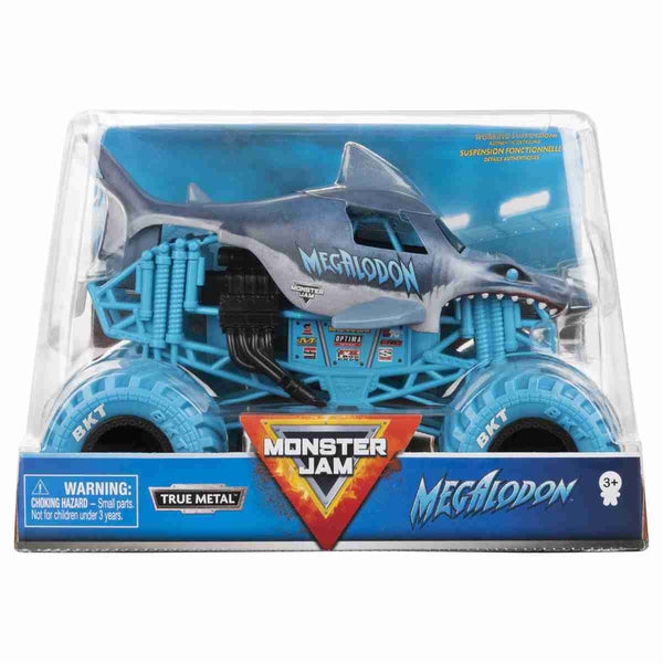 SPIN MASTER MONSTER JAM TRUE METAL MEGALODON 1:24 DIECAST TRUCK