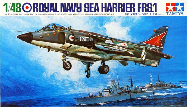 TAMIYA 61026 ROYAL NAVY SEA HARRIER FRS.1 JET 1/48 SCALE PLASTIC MODEL KIT