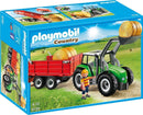 PLAYMOBIL 6130 LARGE TRACTOR WITH TRAILER