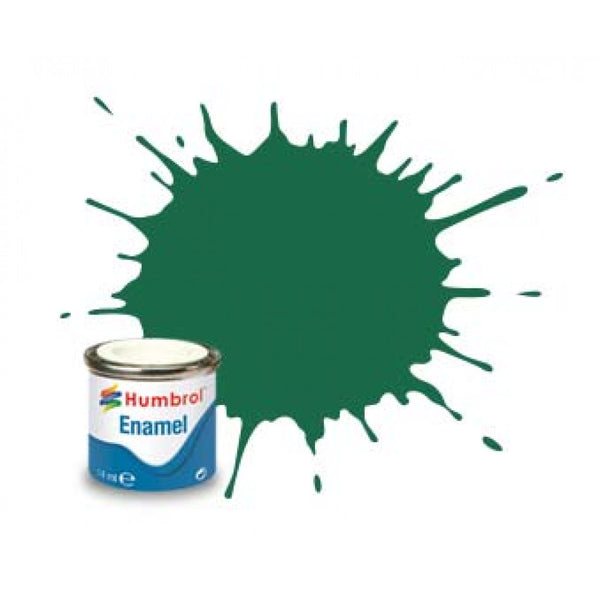 HUMBROL 30 DARK GREEN MATT ENAMEL PAINT 14ML