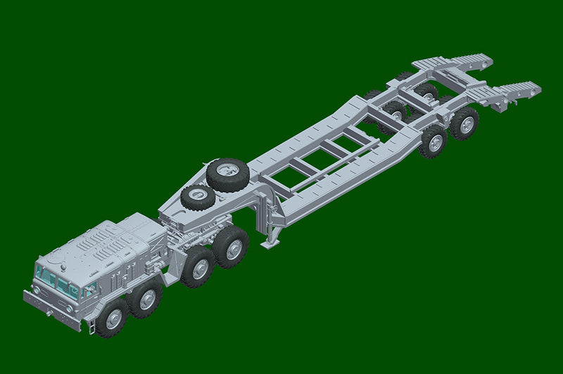 TRUMPETER 07194 MAZ-537G INTERMEDIATE TYPE WITH MAZ/CHMZAP 5247G SEMI-TRAILER 1/72 SCALE VEHICLE PLASTIC MODEL KIT