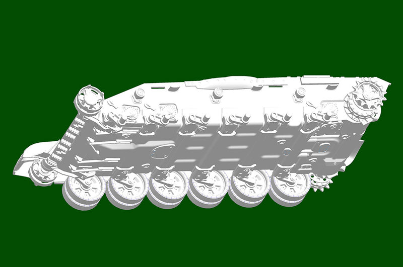 TRUMPETER 09609 RUSSIAN T-72B1 WITH KTM-6 AND GRATING ARMOUR 1/35 SCALE PLASTIC MODEL KIT