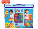 FISHER PRICE  MEGA BLOKS  BIGGER BUILDING BAG  INCLUDES 150 BLOCKS