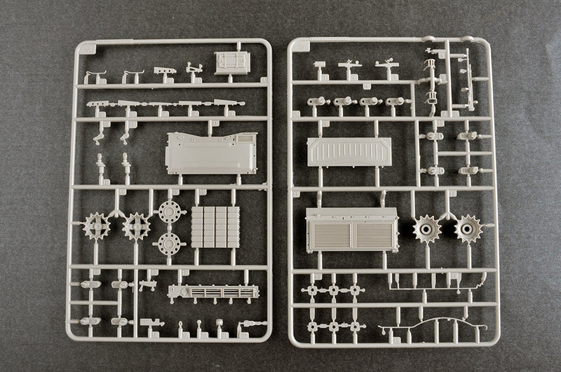 TRUMPETER 09609 RUSSIAN T-72B1 WITH KTM-6 AND GRATING ARMOUR 1/35 SCALE PLASTIC MODEL KIT