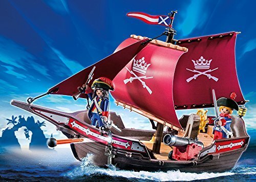 PLAYMOBIL 6681 SOLDIERS CANNON BOAT