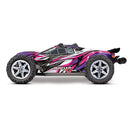 TRAXXAS 67076-4 4X4 VXL RUSTLER BRUSHLESS RTR 1/10 SCALE STADIUM TRUCK PINK - REQUIRES BATTERY AND CHARGER