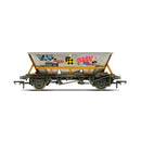 HORNBY R6961 BR RAILFREIGHT HAA WAGON WITH GRAFFITI AND WEATHERED 355855 - ERA 8