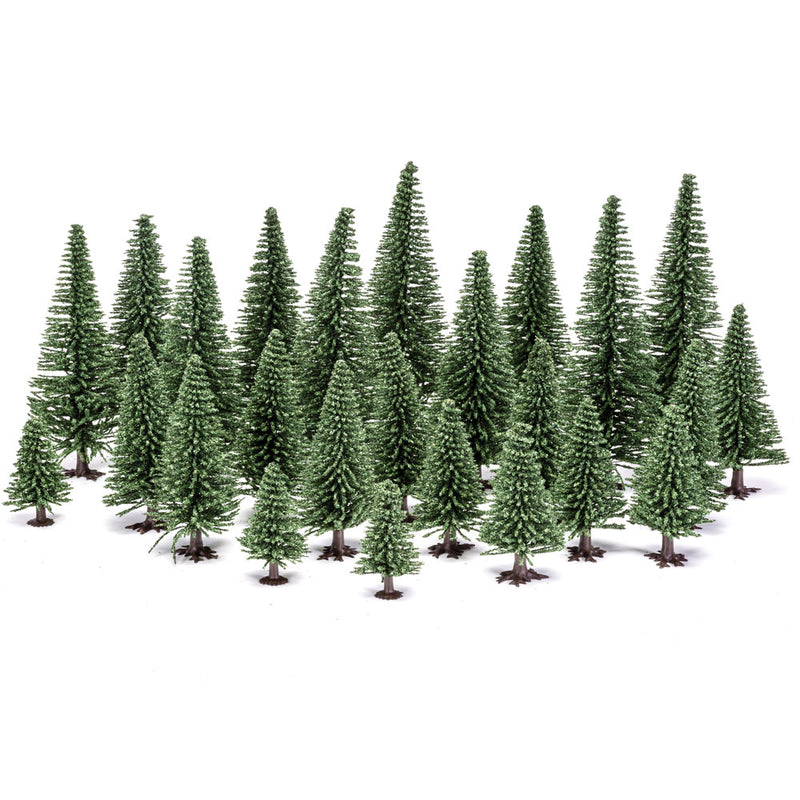 HORNBY R7199 FIR TREES 5 - 14CM H0 AND 00 GAUGE MODEL RAILWAY SCENICS 20 PIECES