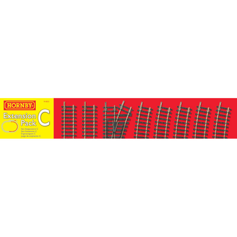 HORNBY R8223 TRACK EXTENSION PACK C 00 TRAIN TRACK