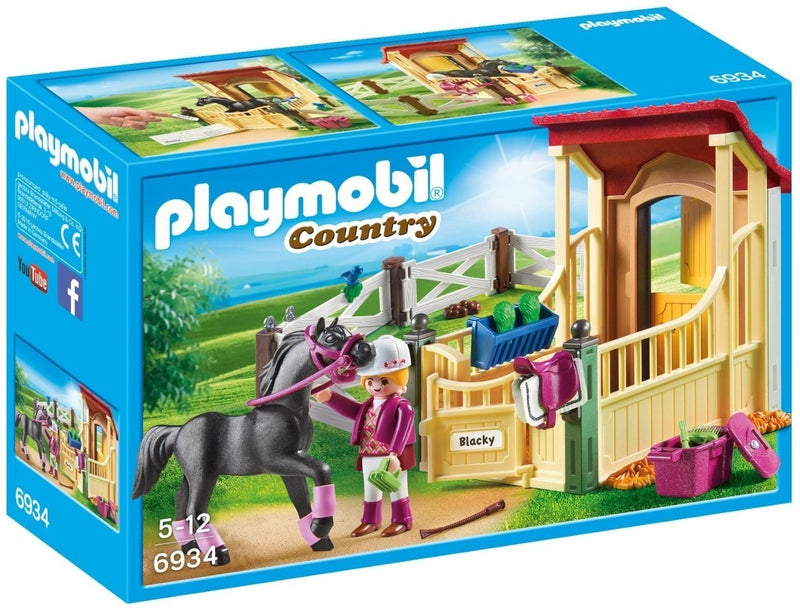 PLAYMOBIL 6934 HORSE STABLE WITH HORSE