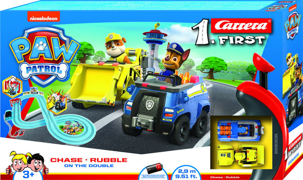 CARRERA 20063035 MY FIRST PAW PATROL ON THE DOUBLE 2.9M TRACK - BATTERY SLOT CAR SET