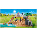 PLAYMOBIL 70343 FAMILY FUN OUTDOOR LION ENCLOSURE