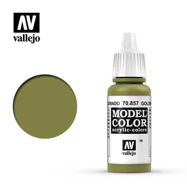 VALLEJO 70.857 MODEL COLOR GOLDEN OLIVE 17ML