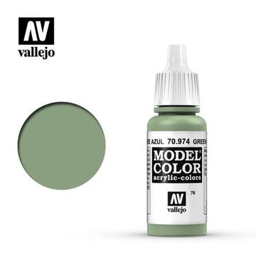 VALLEJO 70.974 MODEL COLOR GREEN SKY (076) 17ML ACRYLIC PAINT