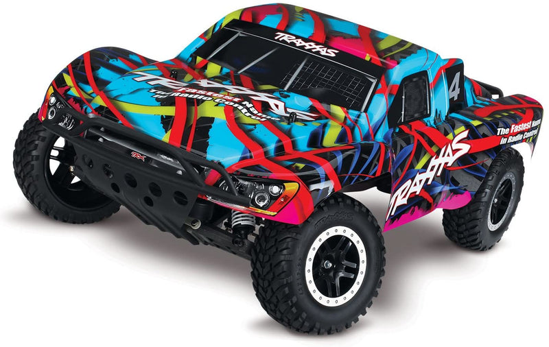 TRAXXAS 58076-4 SLASH VXL 2WD HAWAIIAN BRUSHLESS VELINEON TQI 2.4G BATTERY AND CHARGER NOT INCLUDED