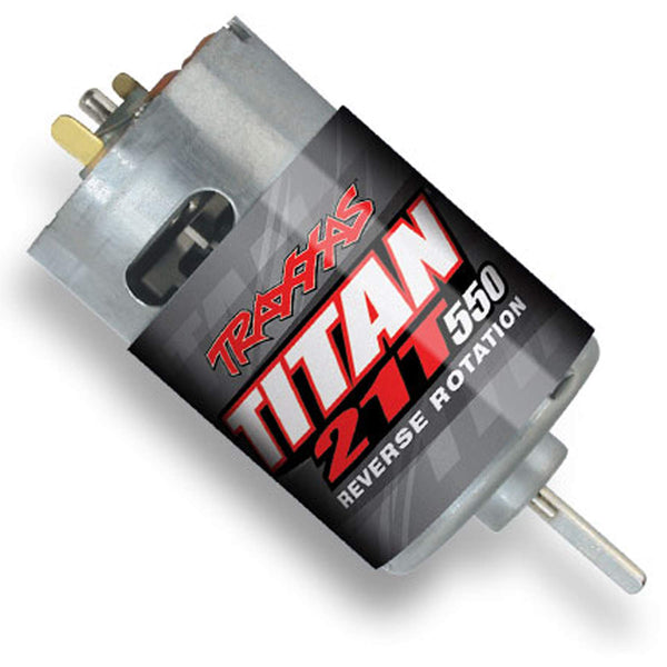 TRAXXAS 3975R TITAN 21T 550 BRUSHED MOTOR REVERSE ROTATION