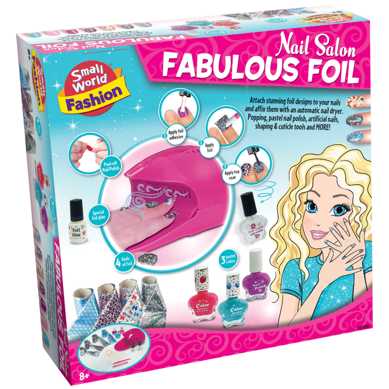 SMALL WORLD FASHION NAIL SALON FABULOUS FOIL MANICURE SET