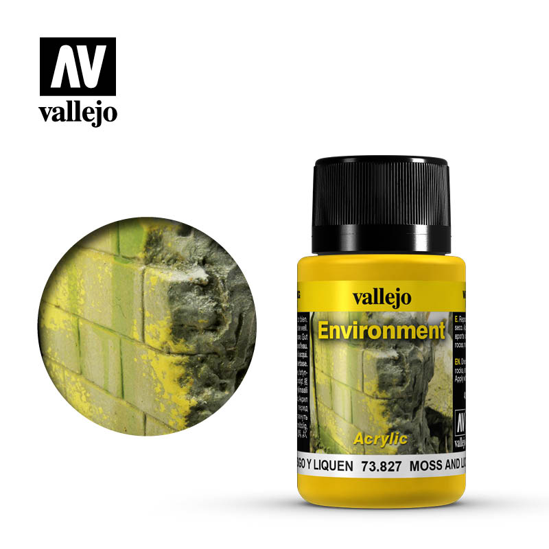 VALLEJO 73.827 WEATHERING EFFECTS MOSS AND LICHEN EFFECT 40ML