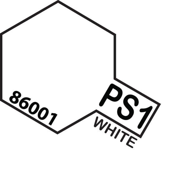 TAMIYA PS-1 WHITE POLYCARBONATE AEROSOL SPRAY PAINT 100ML