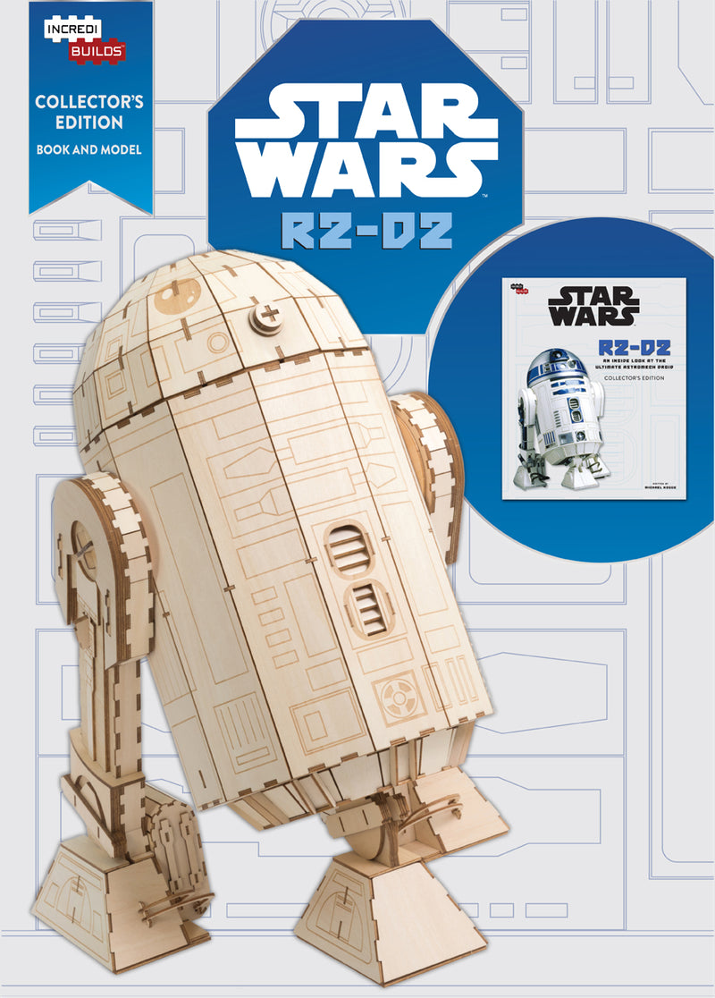 INCREDIBUILDS STAR WARS R2D2 COLLECTORS EDITION BOOK AND MODEL 18