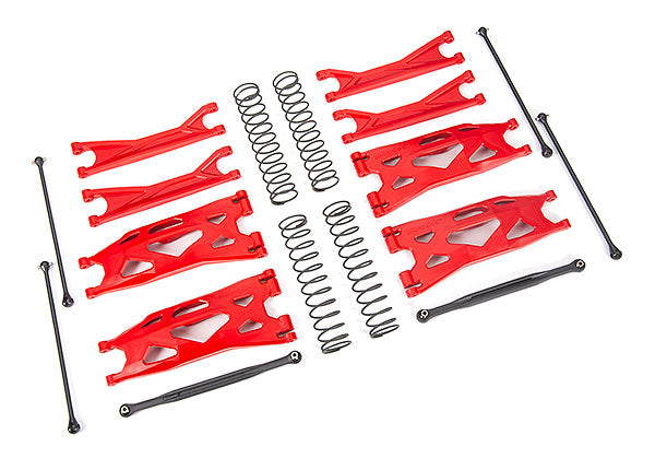 TRAXXAS 7895R SUSPENSION KIT XMAXX WIDEMAXX RED