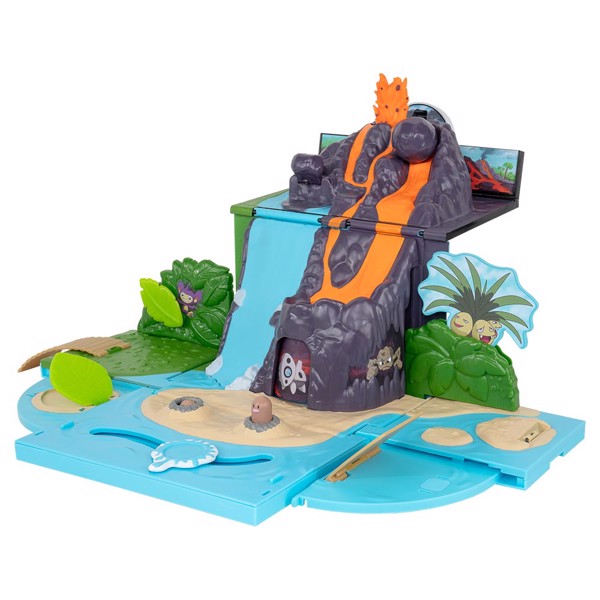 POKEMON CARRY CASE VOLCANO PLAYSET WITH FIGURE INCLUDED