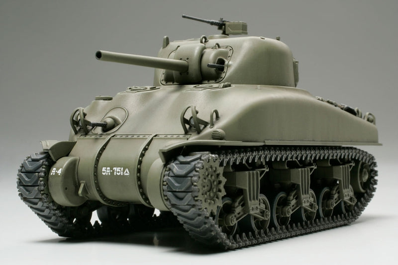 TAMIYA 32523 U.S. MEDIUM TANK M4A1 SHERMAN 1/48 SCALE PLASTIC MODEL KIT