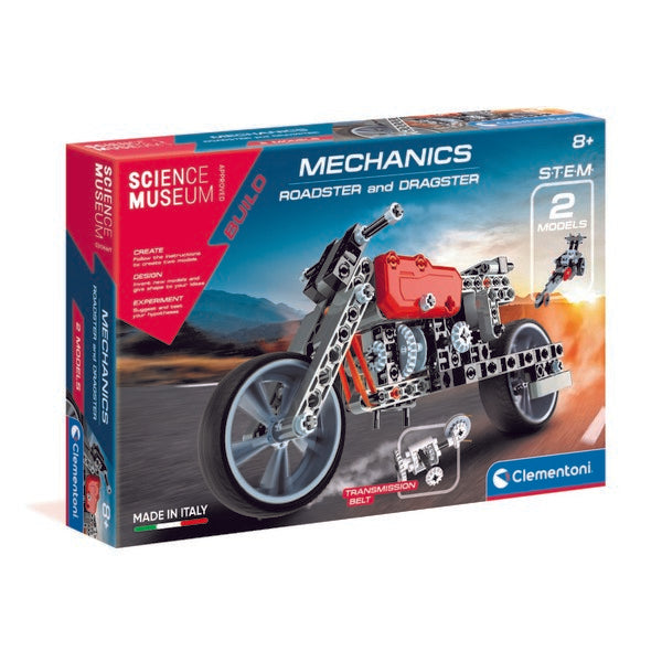 CLEMENTONI SCIENCE AND PLAY BUILD MECHANICS - ROADSTER AND DRAGSTER 2 MODEL STEM KIT