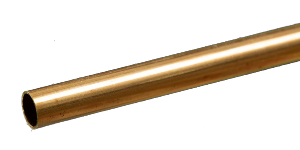 K&S 8131 BRASS ROUND TUBE 1/4 X .014