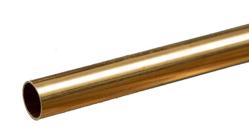 K&S 8138 BRASS ROUND TUBE 15/32 X .014