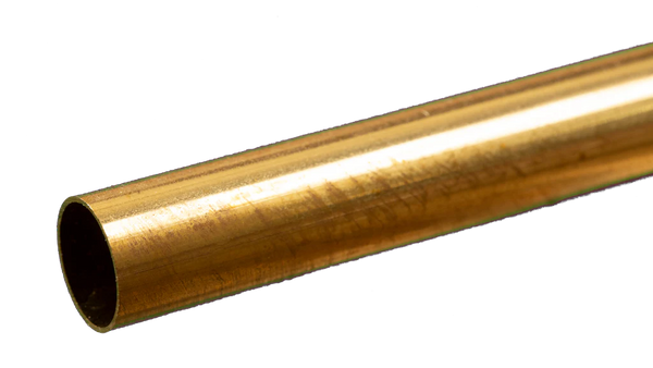 K&S 8140 BRASS ROUND TUBE 17/32 X .014