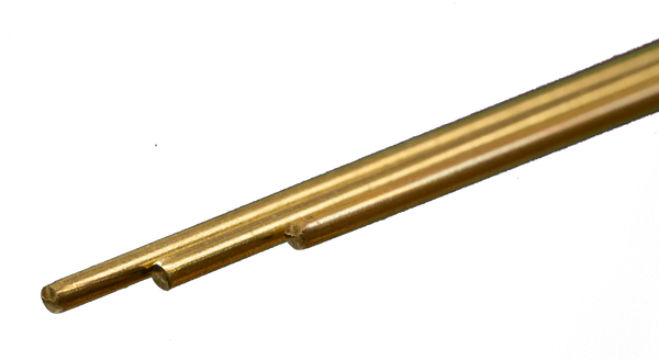 K&S 8162 BRASS ROD 1/16INCH (1.57MM)